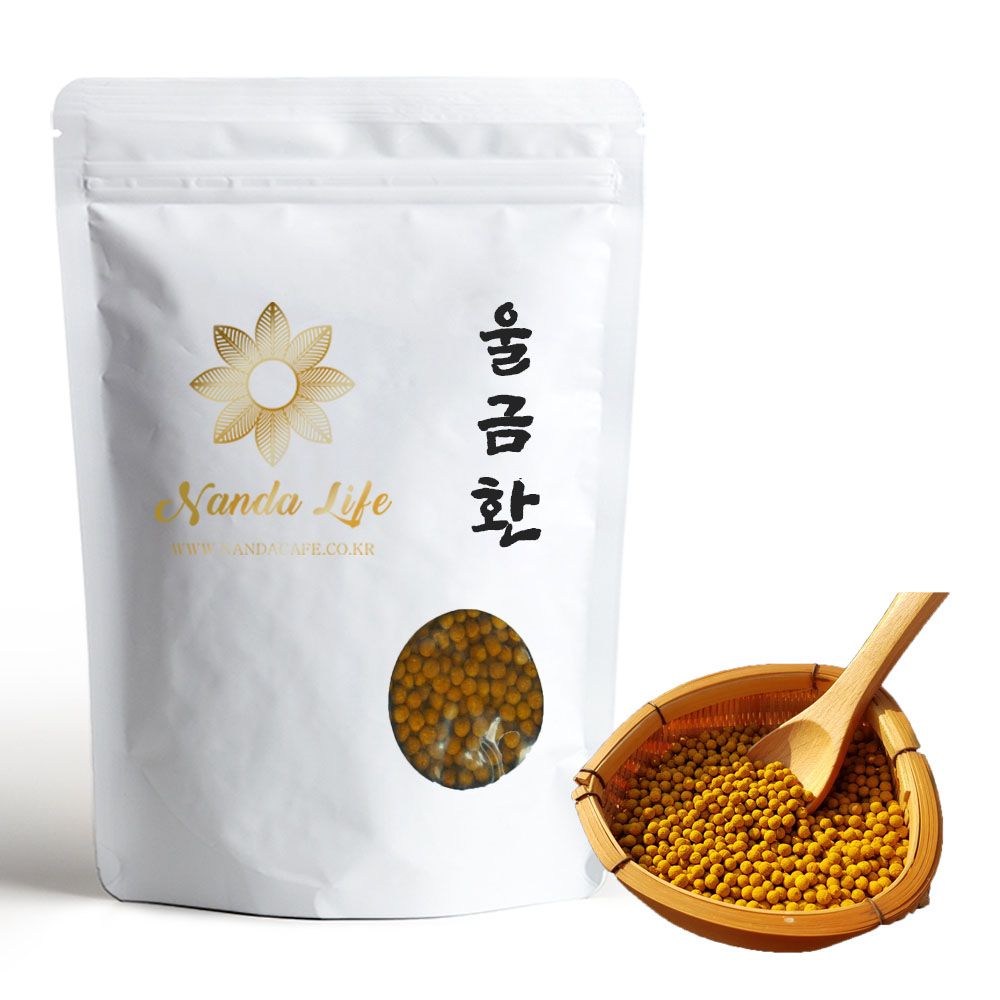 Nanda Life Pure Turmeric (Ulgeum) & Dried Tangerine Peel Pills 200g 100% Korean Jindo Origin Low-Temperature Dried Natural Health Herbal ball Supplement _ Made in Korea